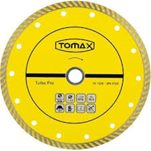 TOMAX 180MM TURBO KANALLI GRANİT KESİCİ